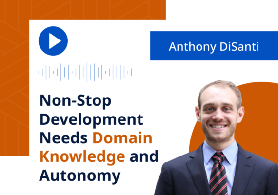 Non-Stop Development Needs Domain Knowledge and Autonomy
